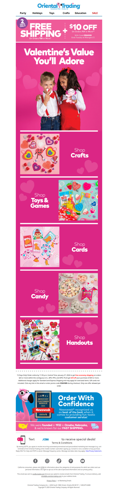 Hearts, Crafts, and More! Shop Valentine's Day Essentials! 💕