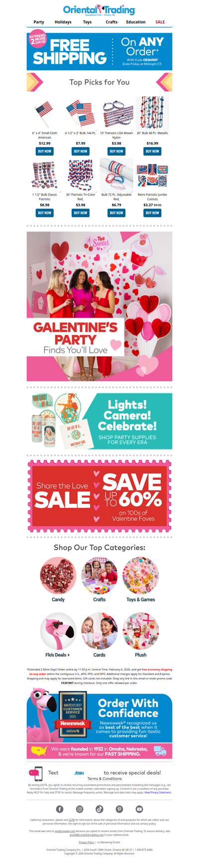 ⏰ Free Shipping on ANY Order - Extended!