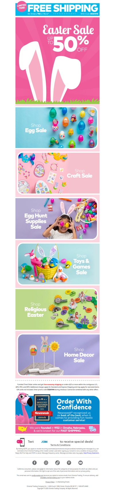 Hop To It…Our Easter Sale is HERE! ⬇️