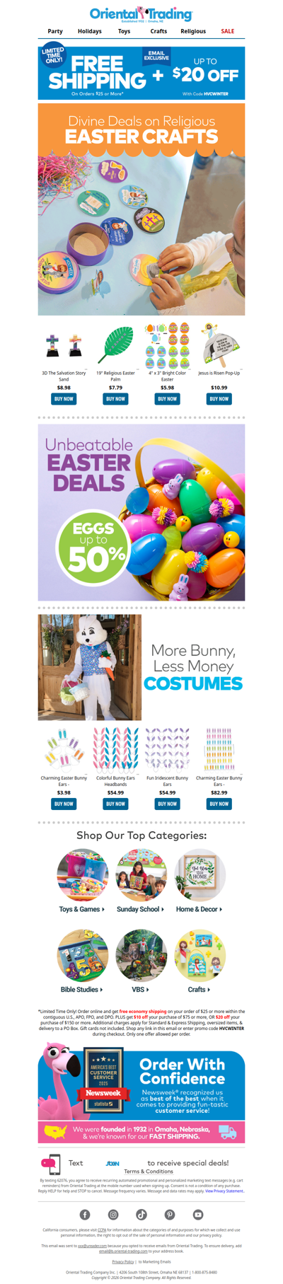 Every Bunny LOVES Easter Deals (and Free Shipping!)