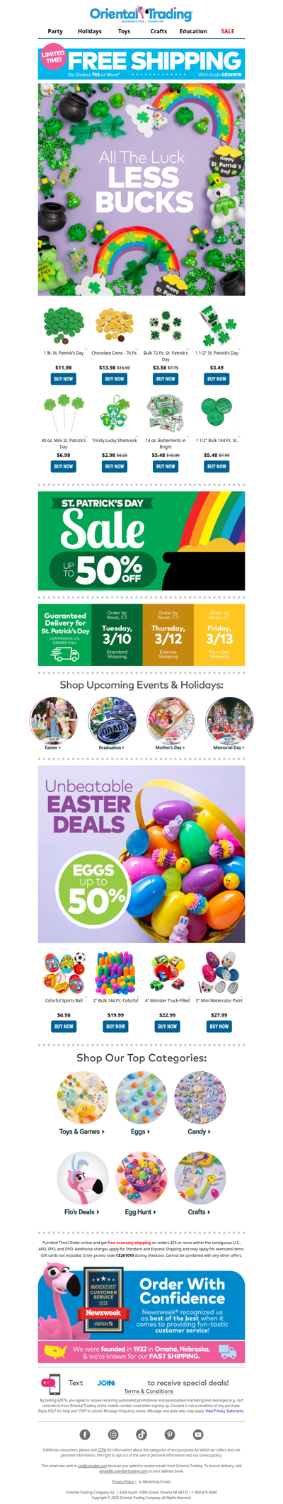 ☘️St. Patrick's Day is Just Around the Clover! Don't Miss Out! ☘️