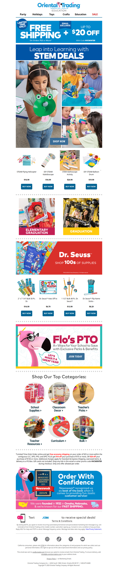 ICYMI ⚠️ Free Shipping + up to $20 Off!