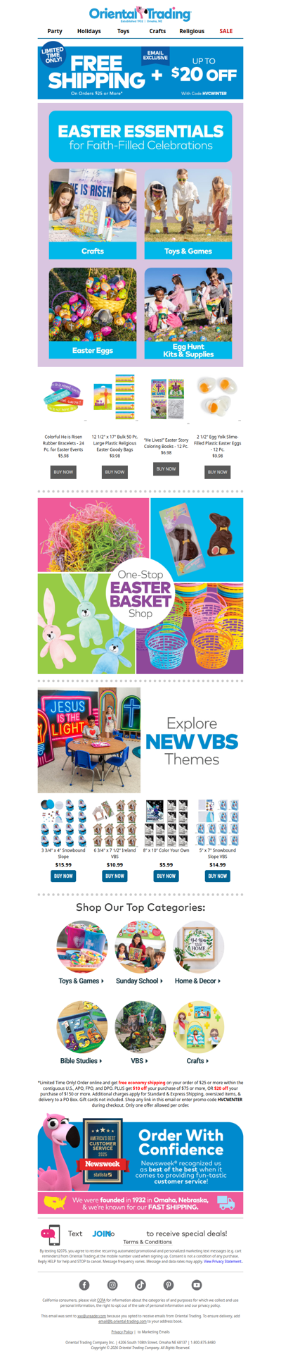 ✝️ Easter Essentials Are Here + Free Shipping!