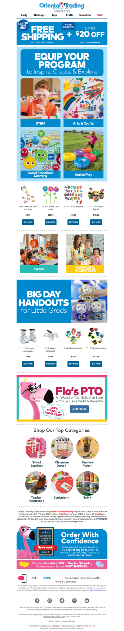 ICYMI ⚠️ Free Shipping + up to $20 Off!