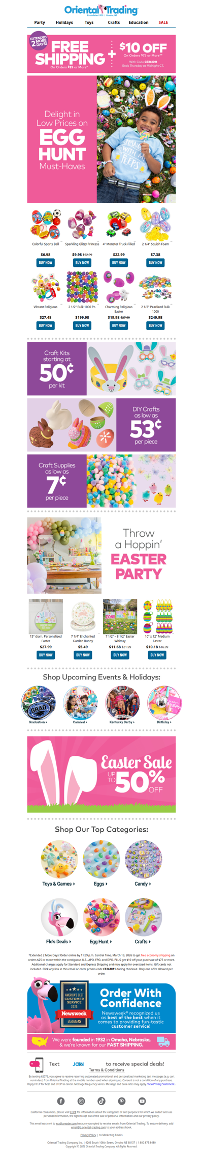 Ready. Set. Go! Easter Hunt Savings Are Here!🐇🐣​