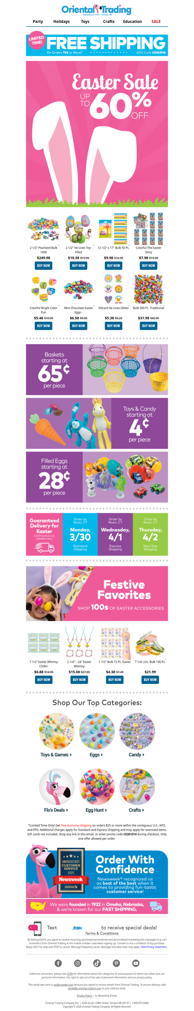 Hop In—Our Easter Sale Is Live 🐰