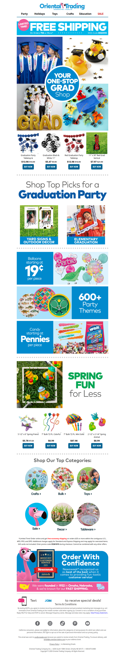 Graduation Starts Here 🎓 Explore the Shop!