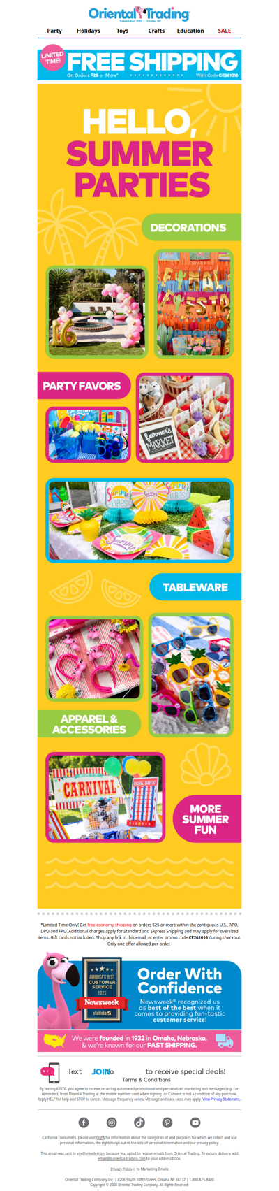 Summer Party Essentials Are Here ☀️