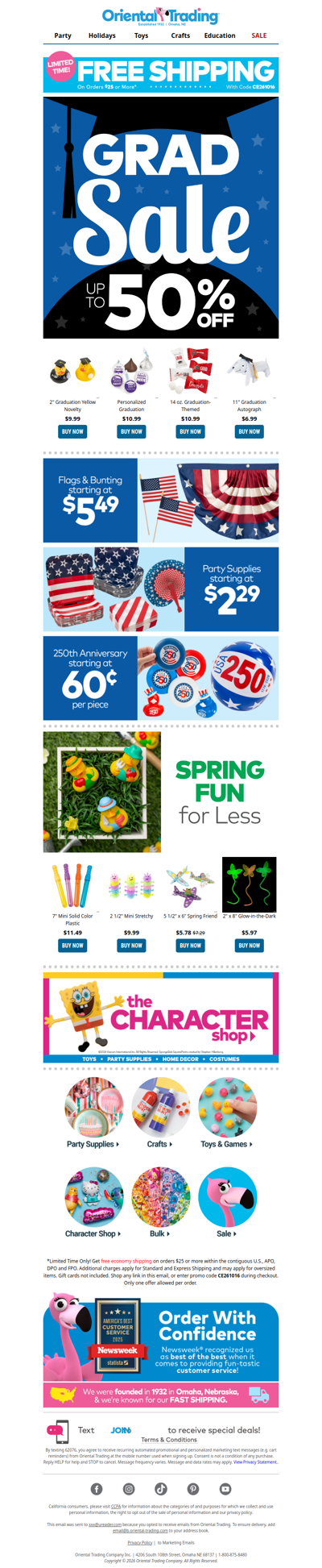 Hats Off to Big Savings 🎓