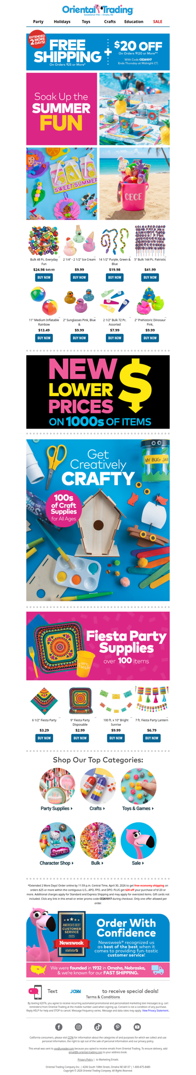 💦 Upgrade Your Summer with Free Shipping + $20 Off!