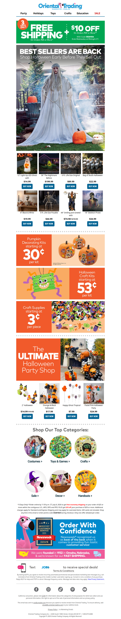 Your Halloween Starts Here 👻 Shop Early & Get Free Shipping + $10 Off!