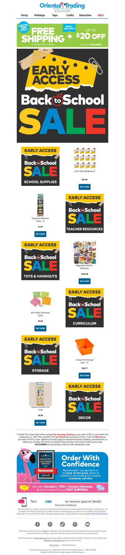 Here's Your Early Access Ticket for Back to School Savings!