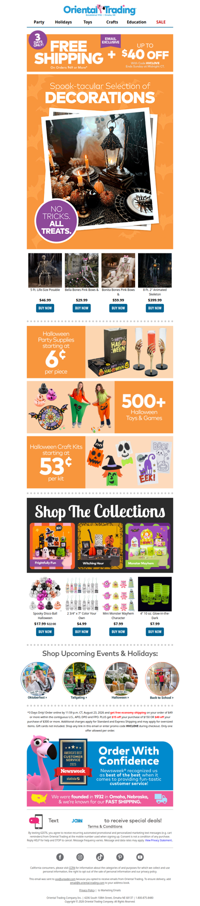 🎃Up to $40 Off + Free Shipping? Yes, Please!