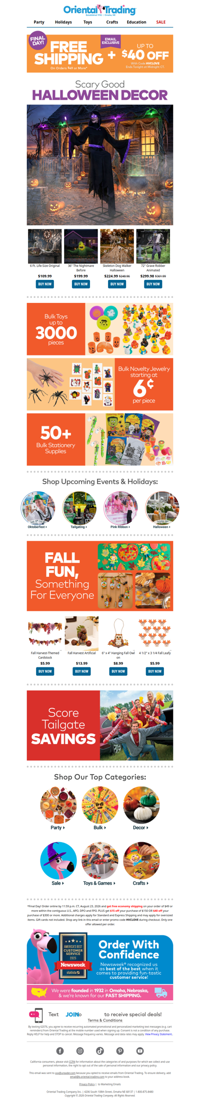 🎃 Spooky Good Savings: Up to $40 Off! 🎃