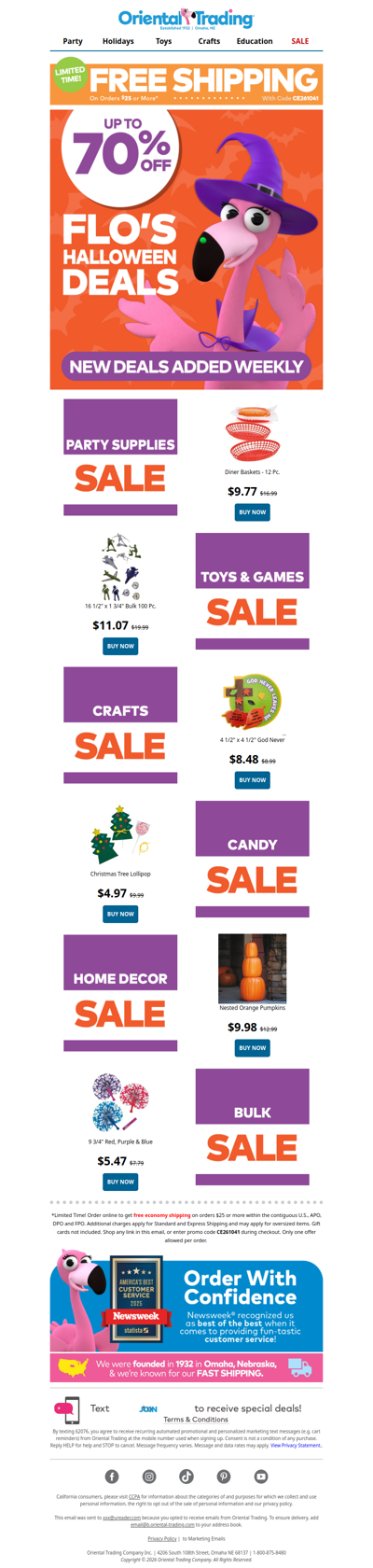 Frightfully Good Deals—Up to 70% Off! 🎃