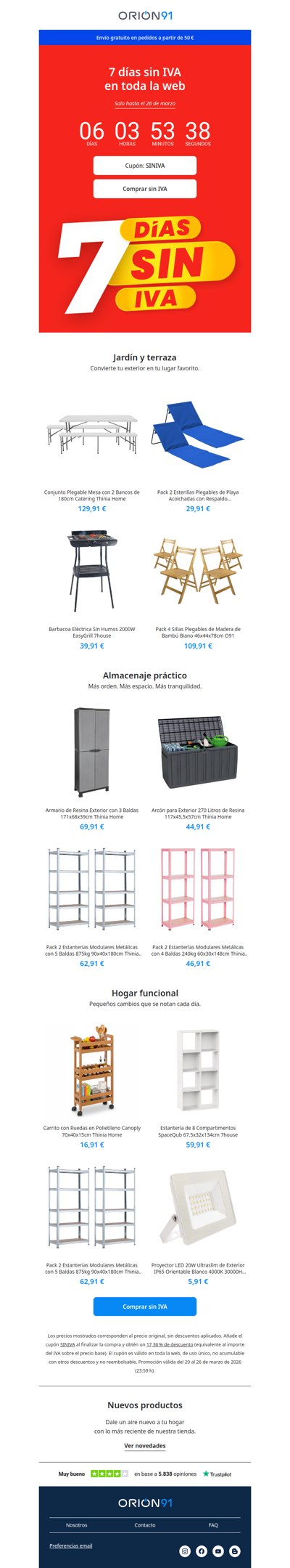Empiezan los 7 Días sin IVA 🔥