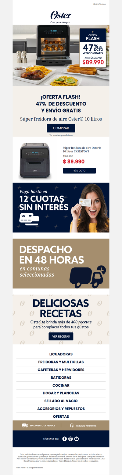 🍟 ¡Solo hoy! 47% dto. en Freidora de Aire