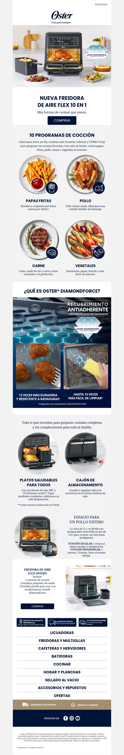 🍗 ¡Nueva Freidora de Aire Flex!