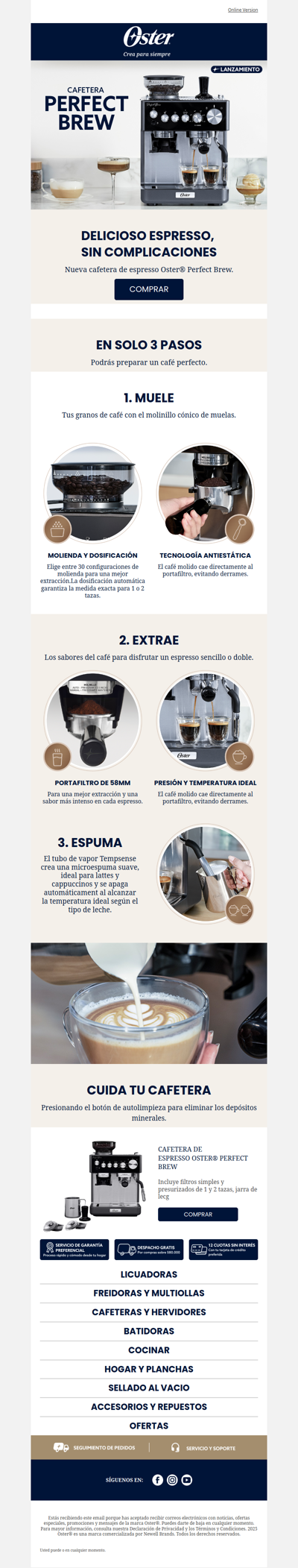☕Conoce la nueva Cafetera Perfect Brew