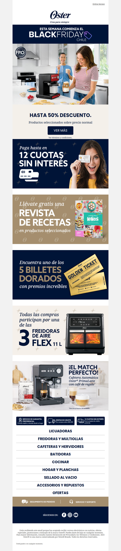 ⏰ ¡Esta semana comienza Black Friday Hasta 50% Dcto!