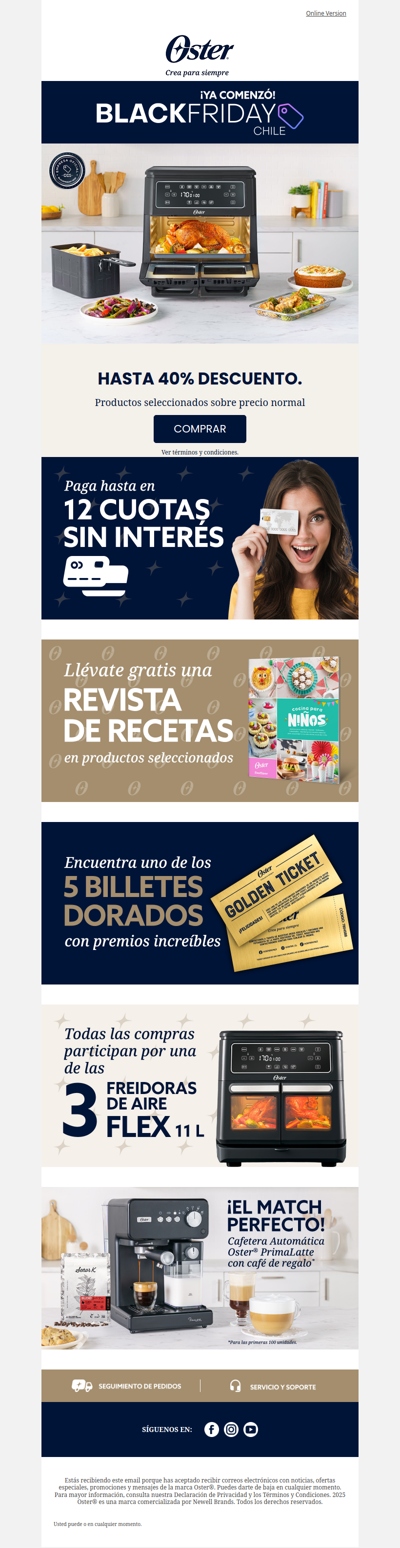 ⏰ ¡Ya comenzó! Black Friday Hasta 50% Dcto.