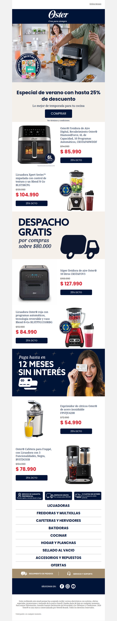 ☀️ Especial de verano: hasta 25% off