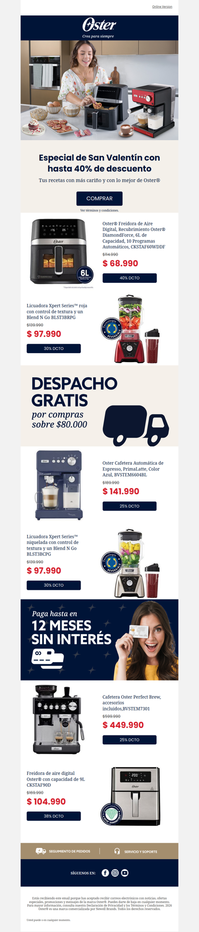 ❤️ San Valentín: Imperdibles con hasta 40% Dcto.