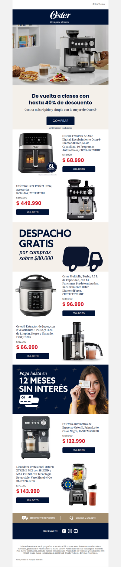 🎒 Vuelta a clases con hasta 40% Dcto.