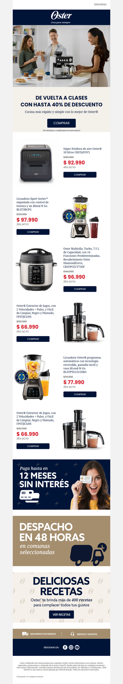 🎒 Vuelta a clases con hasta 40% OFF