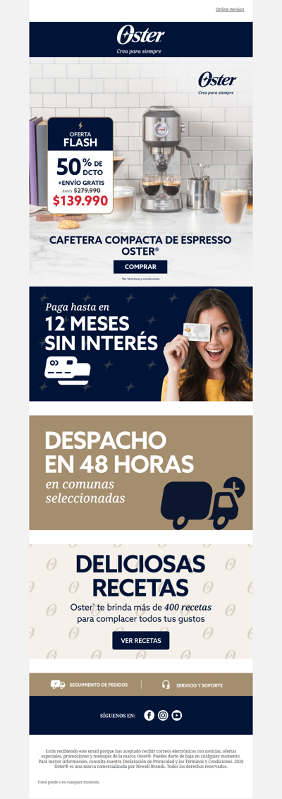 ☕ Cafetera de Espresso con 50% OFF