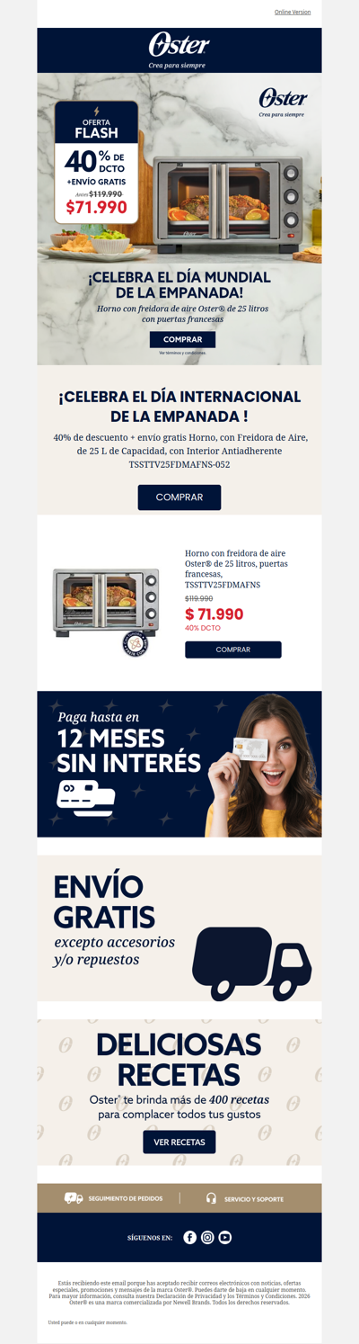 🥟 41% dto para celebrar la empanada