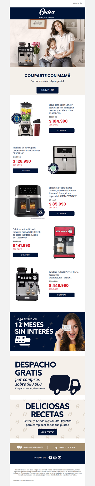 💝 25% OFF para compartir con mamá