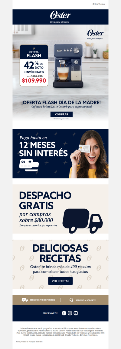 ☕ 42% dto. en cafetera espresso para mamá