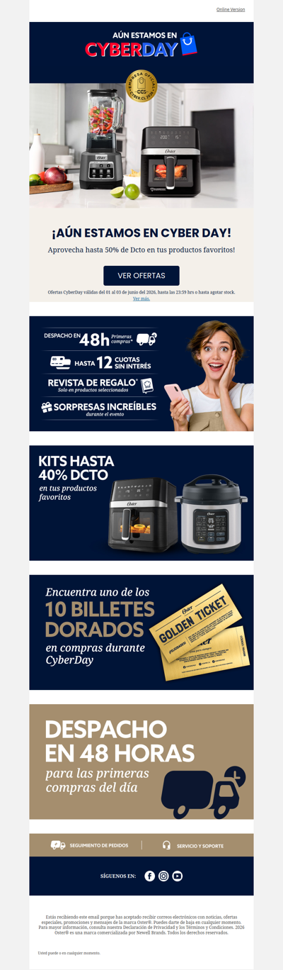 🚨 Aún estamos en Cyber Day