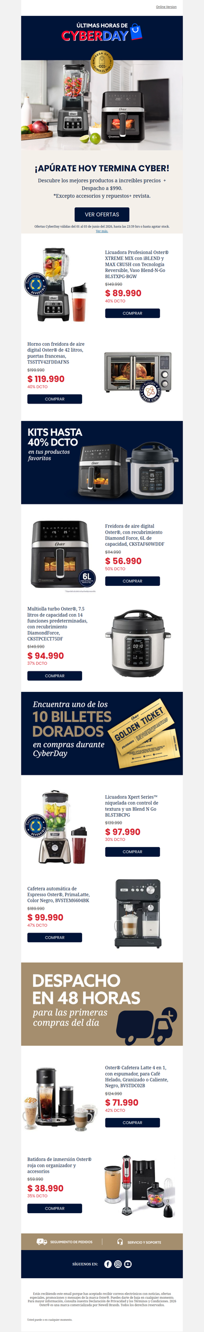 🚨¡Hoy termina Cyber Day!