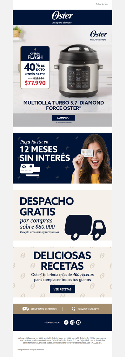 Oferta flash 40% multiolla 5.7L + envío gratis🔥