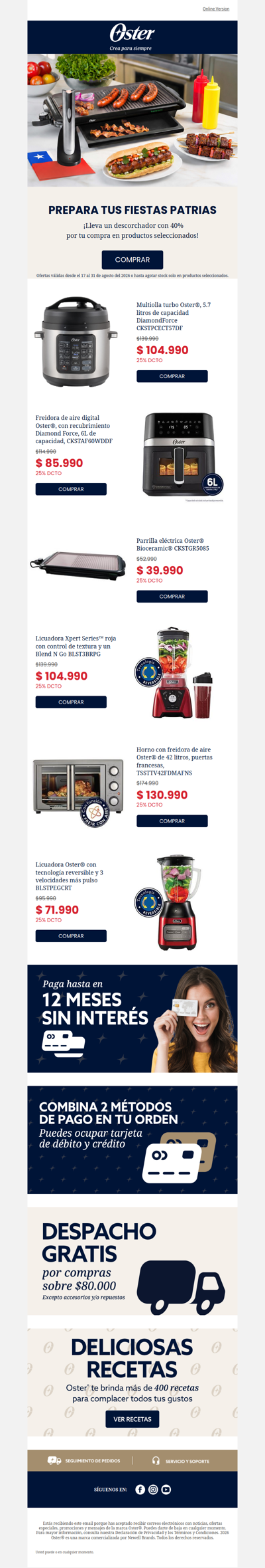 ¡Se viene el 18 y tu cocina lo sabe!