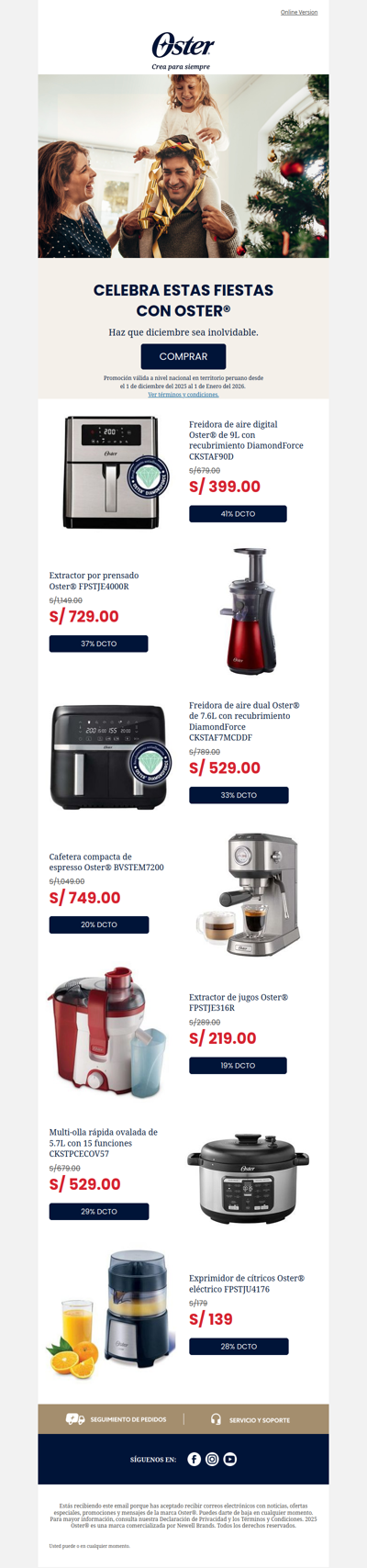 🎁Celebra estas Fiestas con Oster