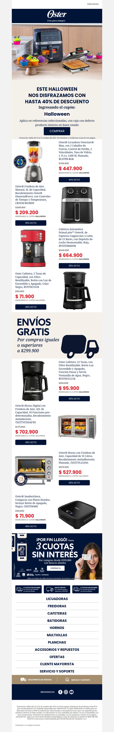 👻¡Últimos horas! con hasta 40% de descuento