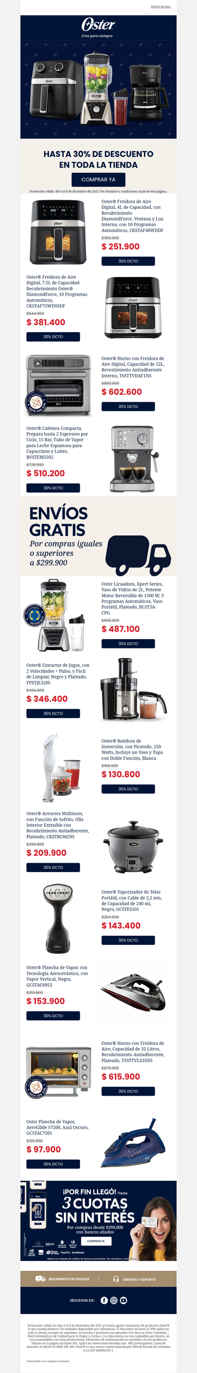 ⚡Últimos días del año hasta 30% en electrodomésticos 🛒