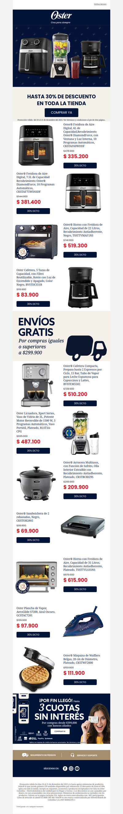 ⚡Últimos días del año hasta 30% en electrodomésticos 🛒