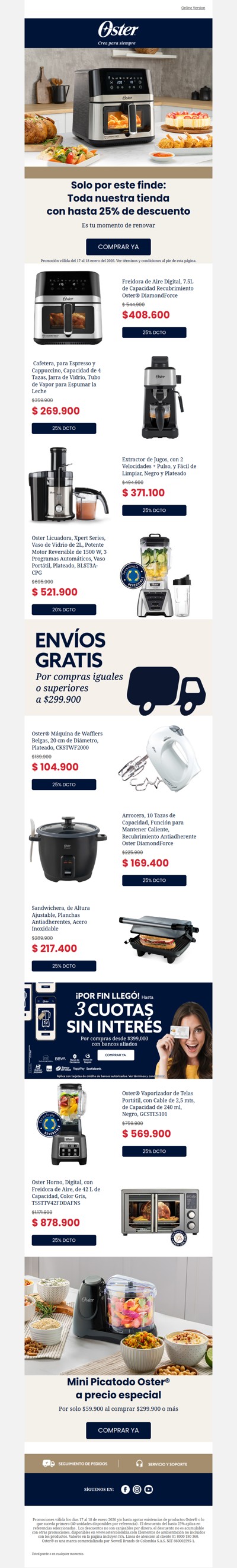 🔥 Aprovecha 25% OFF solo este finde