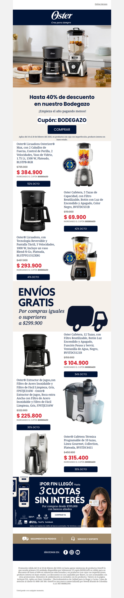 ⚡Ahorra hasta 40% en el Bodegazo