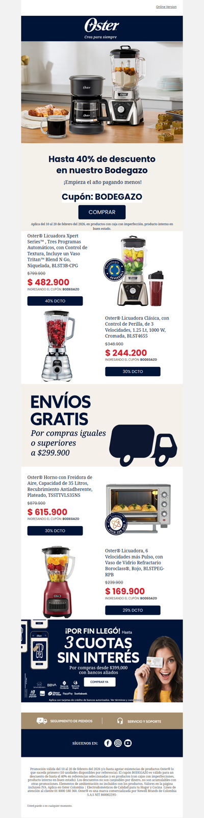 Quedan pocas horas,⚡hasta 40% en el Bodegazo