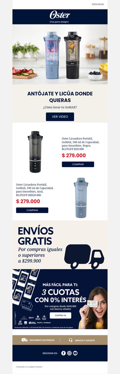 🏋️‍♂️ Licúa en el gym con la nueva GOMAX