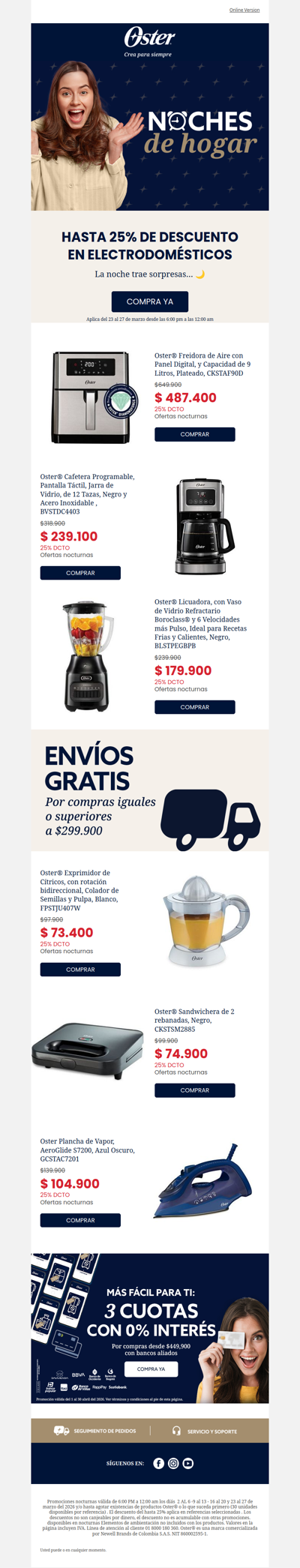 🌙 La noche trae 25% off