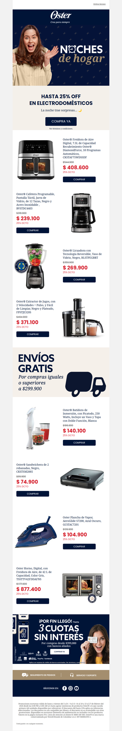 🌙Noches de Hogar hasta 25%