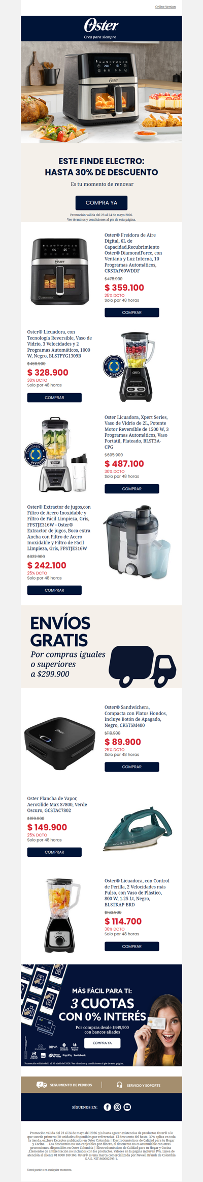 Solo por 48 horas hasta 20%