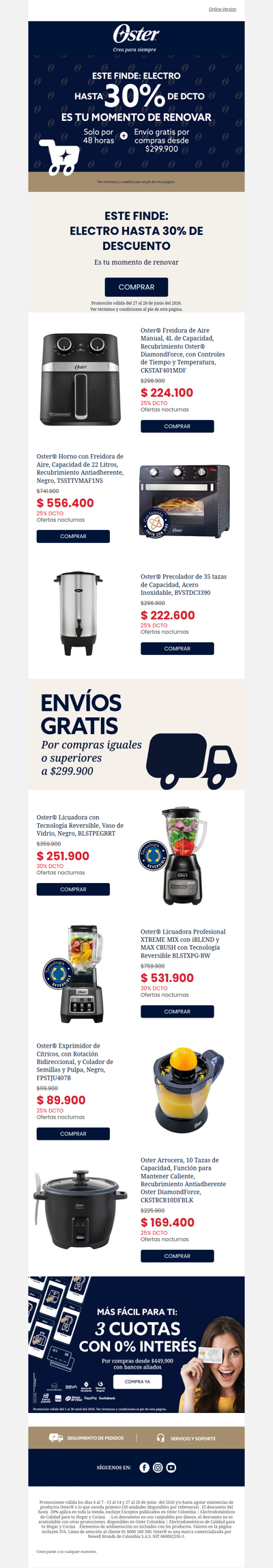 Solo por 48 horas hasta 30%