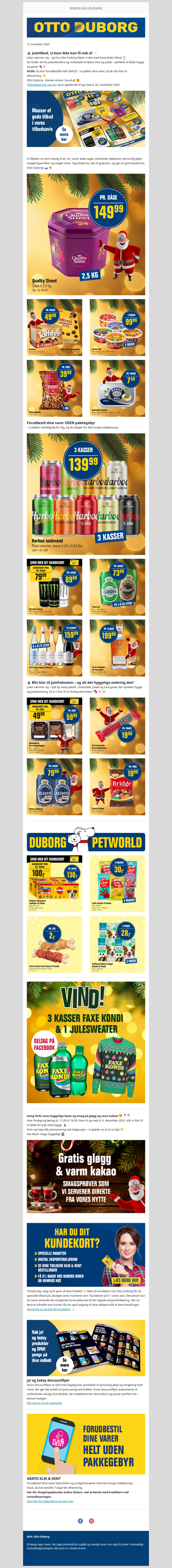 Vanvittige julepriser hos Otto Duborg🌲🎅🏻